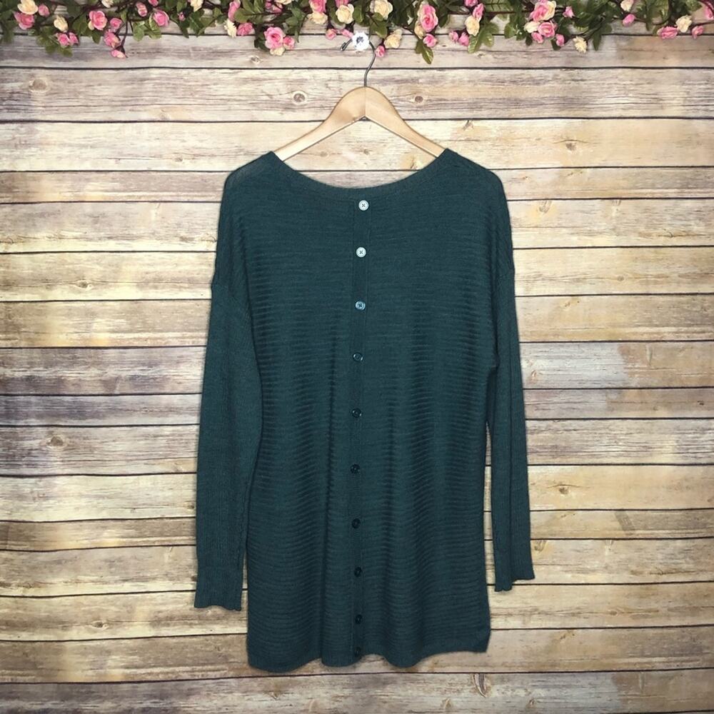 Tahari Wool Button Back Sweater - image 2